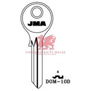 JMA Cylinder Key Blank DOM-10D for DOM®