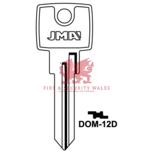 JMA Cylinder Key Blank DOM-12D for DOM®