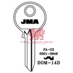 JMA Cylinder Key Blank DOM-14D for DOM®