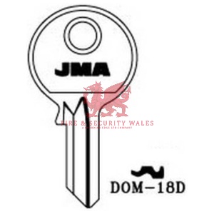 JMA Cylinder Key Blank DOM-18D for DOM®