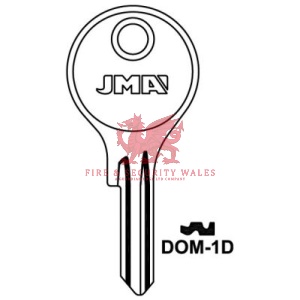 JMA Cylinder Key Blank DOM-1D for DOM®