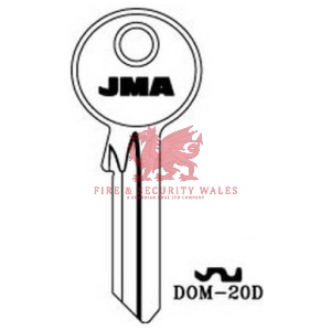 JMA Cylinder Key Blank DOM-20D for DOM®