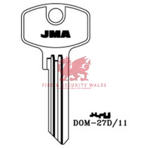 JMA Cylinder Key Blank DOM-27D/11 for DOM®