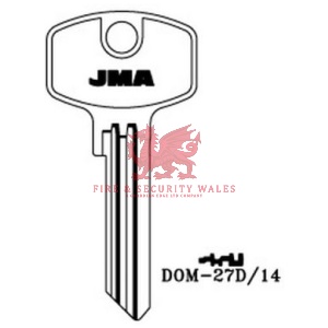 JMA Cylinder Key Blank DOM-27D/14 for DOM®