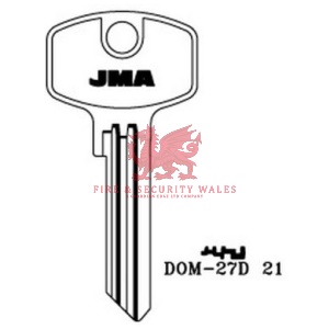 JMA Cylinder Key Blank DOM-27D/21 for DOM®