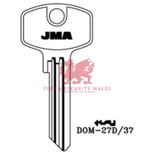 JMA Cylinder Key Blank DOM-27D/37 for DOM®