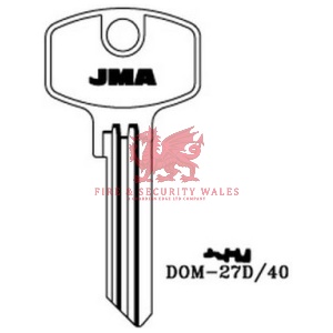 JMA Cylinder Key Blank DOM-27D/40 for DOM®