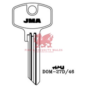 JMA Cylinder Key Blank DOM-27D/46 for DOM®