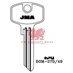 JMA Cylinder Key Blank DOM-27D/49 for DOM®