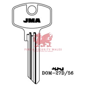 JMA Cylinder Key Blank DOM-27D/56 for DOM®