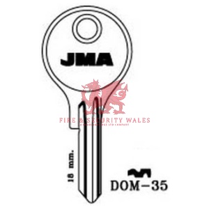 JMA Cylinder Key Blank DOM-35 for DOM®