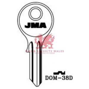 JMA Cylinder Key Blank DOM-38D for DOM®