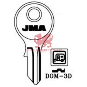 JMA Cylinder Key Blank DOM-3D for DOM®