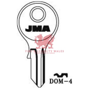 JMA Cylinder Key Blank DOM-4 for DOM®