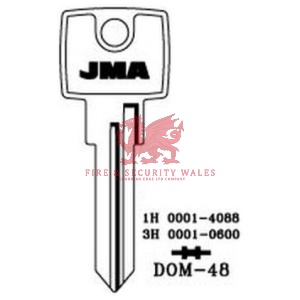 JMA Dimple Key Blank DOM-48 for DOM®