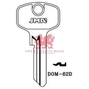 JMA Cylinder Key Blank DOM-62D for DOM®