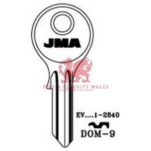 JMA Cylinder Key Blank DOM-9 for DOM®