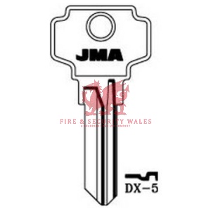 JMA DX-5 Cylinder Key Blank for Dexter®