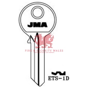 JMA ETS-1D Cylinder Key Blank for Etas®