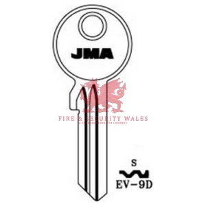 JMA EV-9D Cylinder Key Blank - S for Evva®