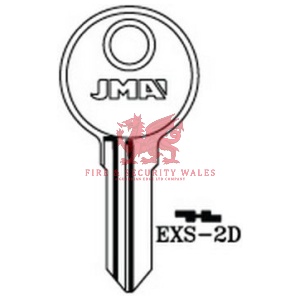 JMA EXS-2D Cylinder Key Blank for Expres®