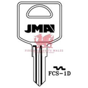 JMA FCS-1D Locks Cylinder Key Blank for FIC®