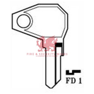 Silca FD 1 Cylinder Key Blank