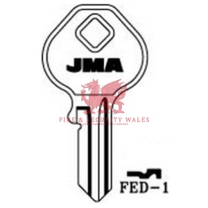 JMA Cylinder Key Blank for Federal®