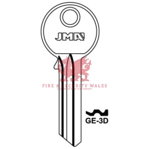 JMA GE-3D Cylinder Key Blank for GEGE®