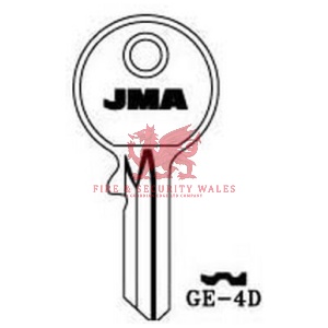 JMA GE-4D Cylinder Key Blank for GEGE®