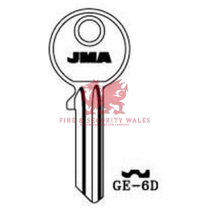 JMA GE-6D Cylinder Key Blank for GEGE®