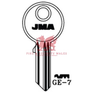 JMA GE-7 Cylinder Key Blank for GEGE®