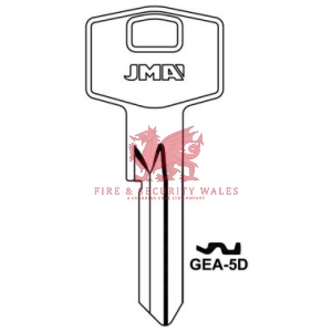 JMA GEA-5D Cylinder Key Blank for GERA/Roto®