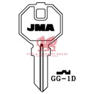 JMA GG-1D Cylinder Key Blank for Double G®