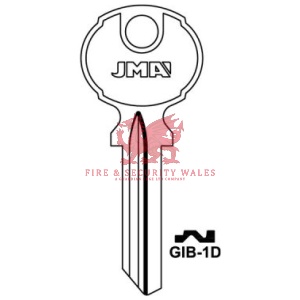 JMA GIB-1D Cylinder Key Blank for Gibbons®