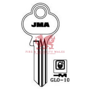 JMA GLO-10 Cylinder Key Blank for Globe®