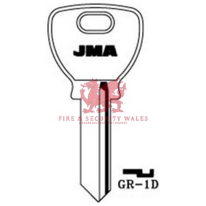 JMA GR-1D Cylinder Key Blank for Guerville®