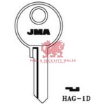 JMA HAG-1D Cylinder Key Blank for Haga®