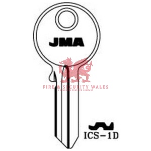 JMA ICS-1D Cylinder Key Blank for Icsa®