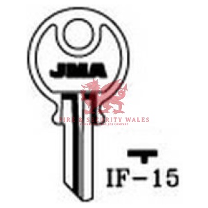 JMA IF-15 Cylinder Key Blank for Ifam®