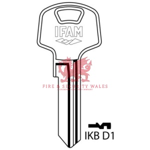 Ifam® Genuine Key Blank D Series/Armoured