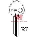 JMA Cylinder Key Blank - S for Ingersoll®