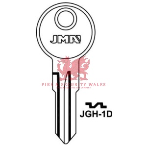 JMA JGH-1D Vehicle Key Blank for Jungheinrich®