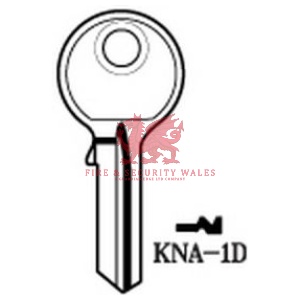 JMA KNA-1D Cylinder Key Blank for Kynnarps®