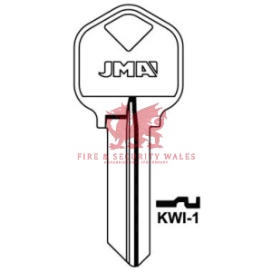 JMA KWI-1 Cylinder Key Blank for Kwikset®