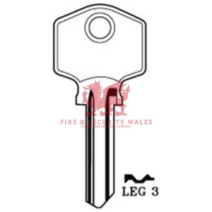 LEG3 Cylinder Key Blank for Legge®