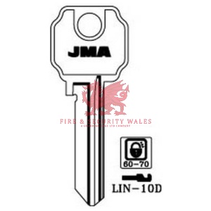 JMA LIN-10D Cylinder Key Blank for Lince®