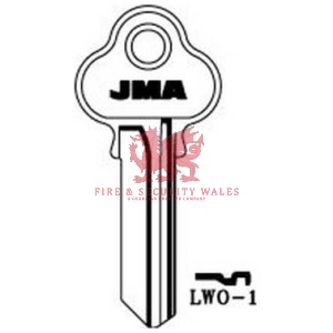 JMA LWO-1 Cylinder Key Blank for Lockwood®