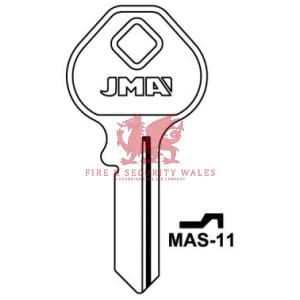 JMA MAS-11 Cylinder Key Blank for Master®