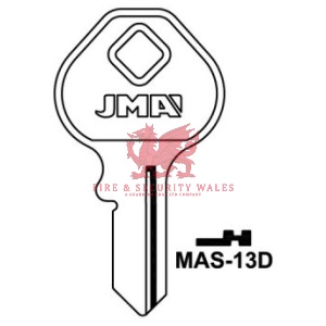 JMA MAS-13D Cylinder Key Blank for Master®